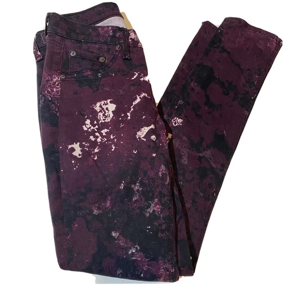 Rag and bone tie dye skinny jeans leggings like new - Picture 3 of 3